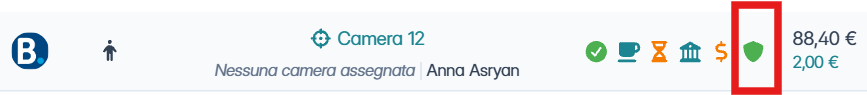 Scudo pieno verde: dati registrati ed inviati al portale alloggiati ed istat.