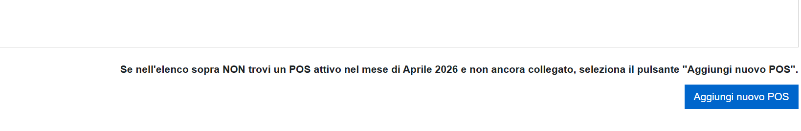 IN CALCE ALLA PAGINA CLICCA SU AGGIUNGI POS